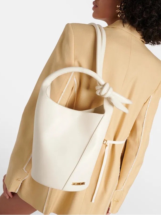 Jacquemus Handbags - Jacquemus Le Petit Tourni Bucket Bag In Cream. Pristine!